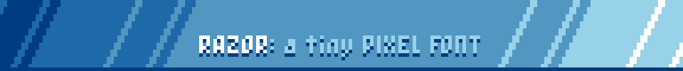 Razor font
