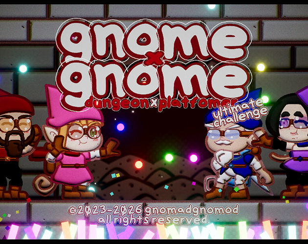 Cover image for gnome x gnome - dungeon x platformer ultimate challenge