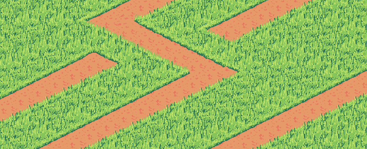 Isometric Grass Tile set