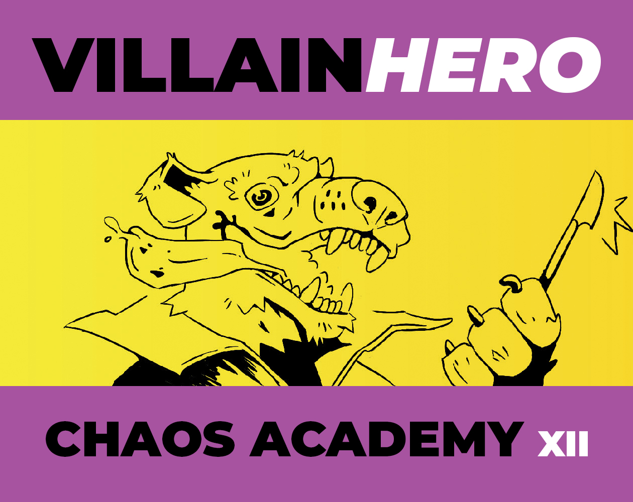 Cover image for VILLAINHERO CHAOS ACADEMY XII: pages 53–54