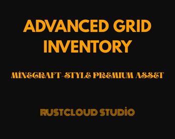 Advanced 2D Grid Inventory System by RUSTCLOUD STUDIO