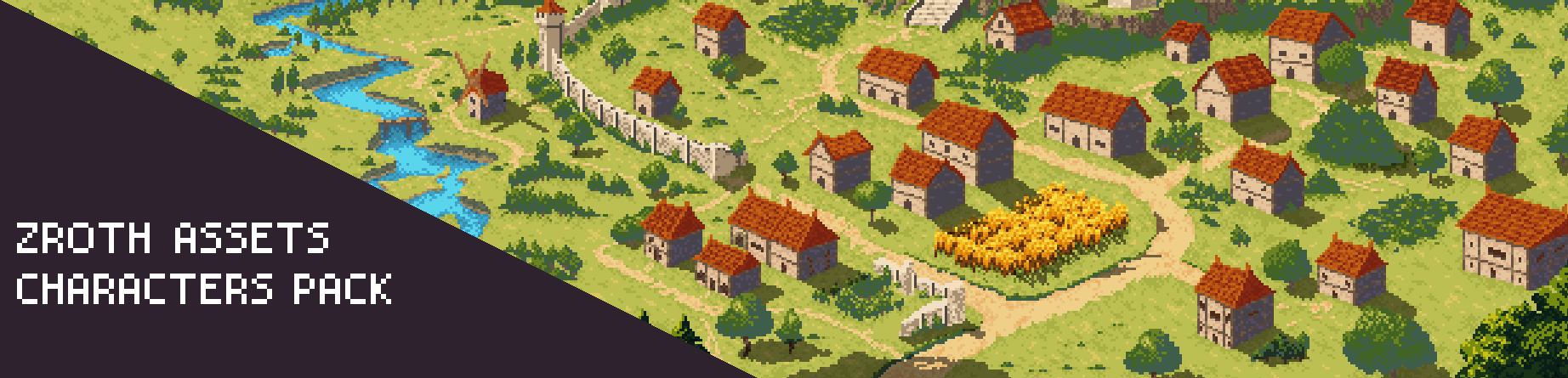 Pixel sprites characters