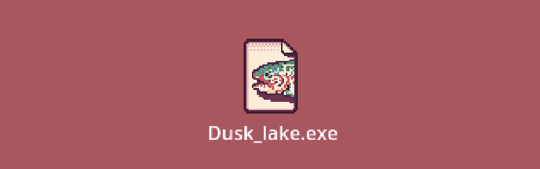 Dusk Lake Idle Fishing