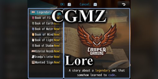 Cover image for [CGMZ] Lore for RPG Maker MZ