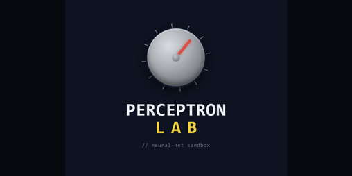 Cover image for Perceptron Lab