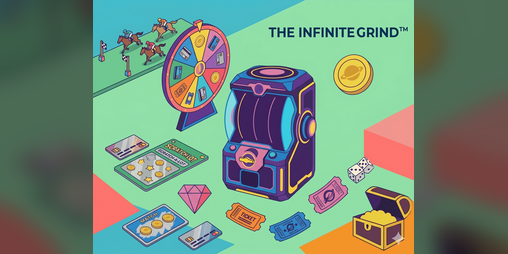 Cover image for Infinite Grind - [Satirical Idle Gacha Game]