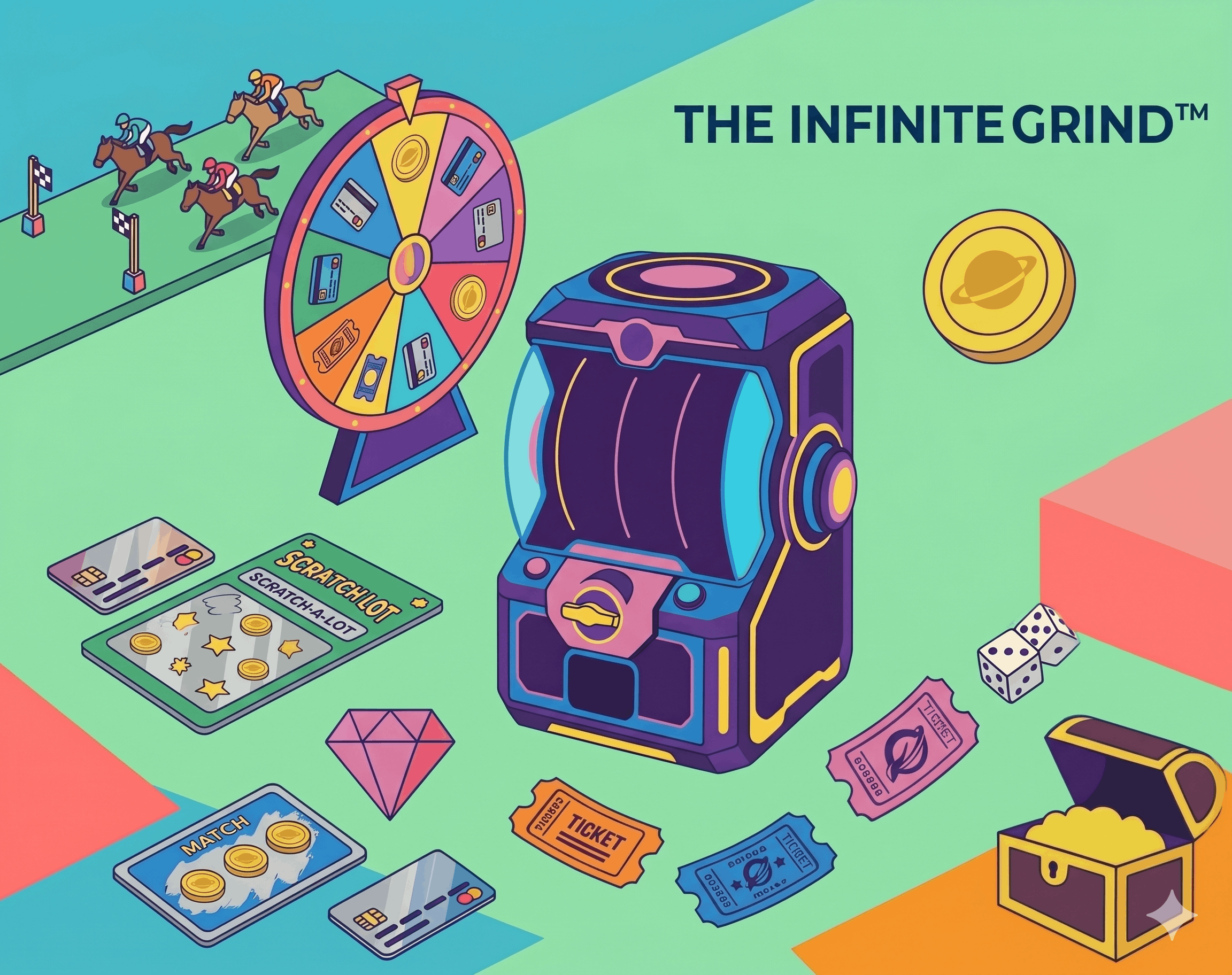 Cover image for Infinite Grind - [Satirical Idle Gacha Game]