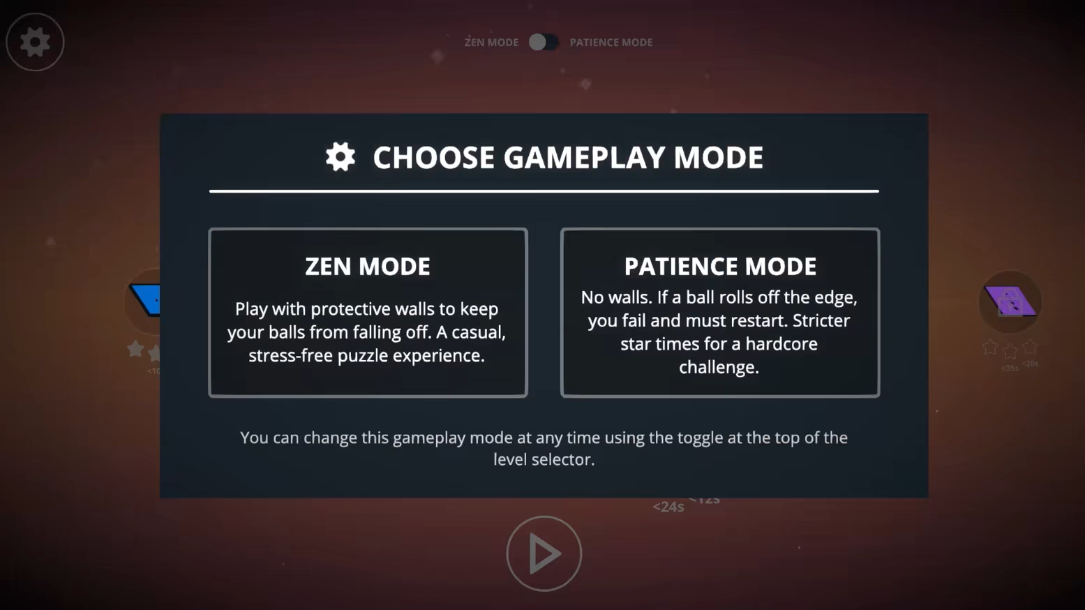 Mode Selection