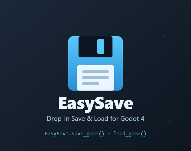 EasySave — Drop-in Save & Load System for Godot 4 by Godot_Forge