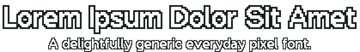 Lorem - Pixel Font