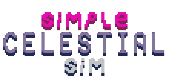 Simple Celestial Sim