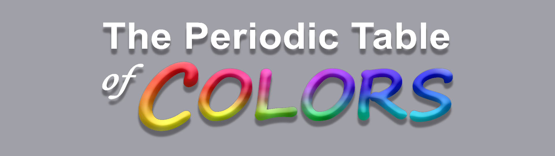 The Bell Periodic Table of Colors Palette by HELIOSOLOS
