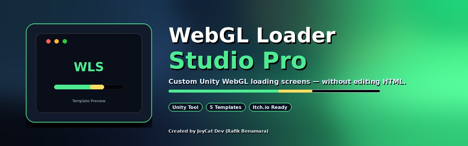 Unity WebGL Loader Studio Pro