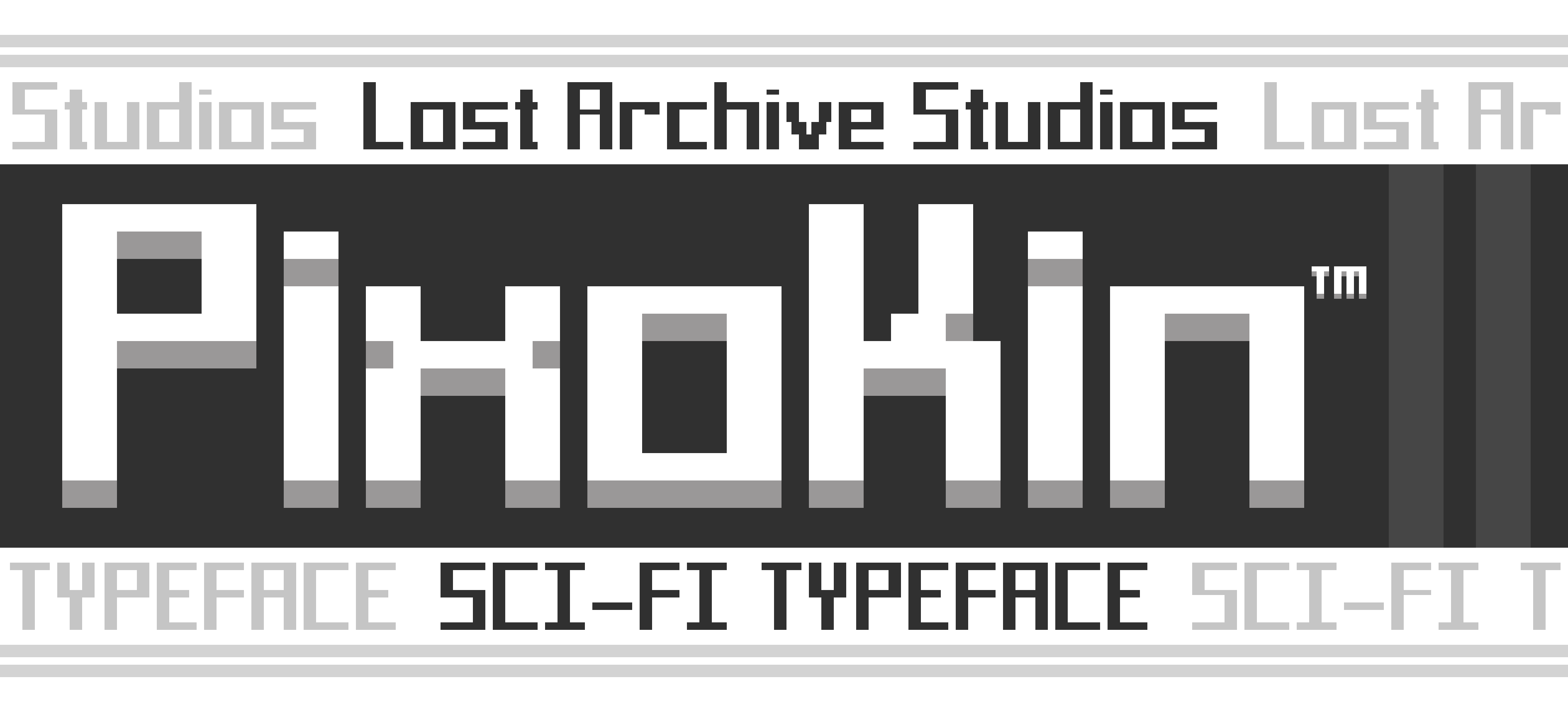 PixoKin™ Sci-fi Font