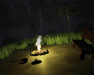 Uncozy forest game screenshot