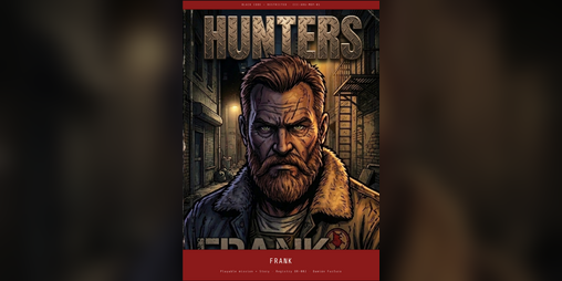 Cover image for HUNTERS: B-FILES — Frank (Mission + Story)