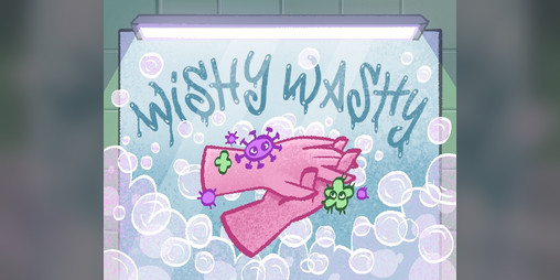 Cover image for Wishy Washy - A hand washing game
