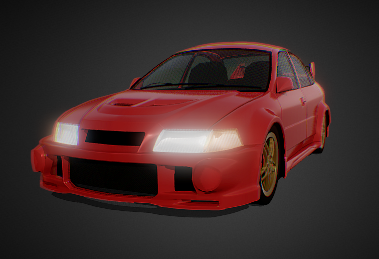 HIGH-POLY RALLY CAR by EgorZuyev
