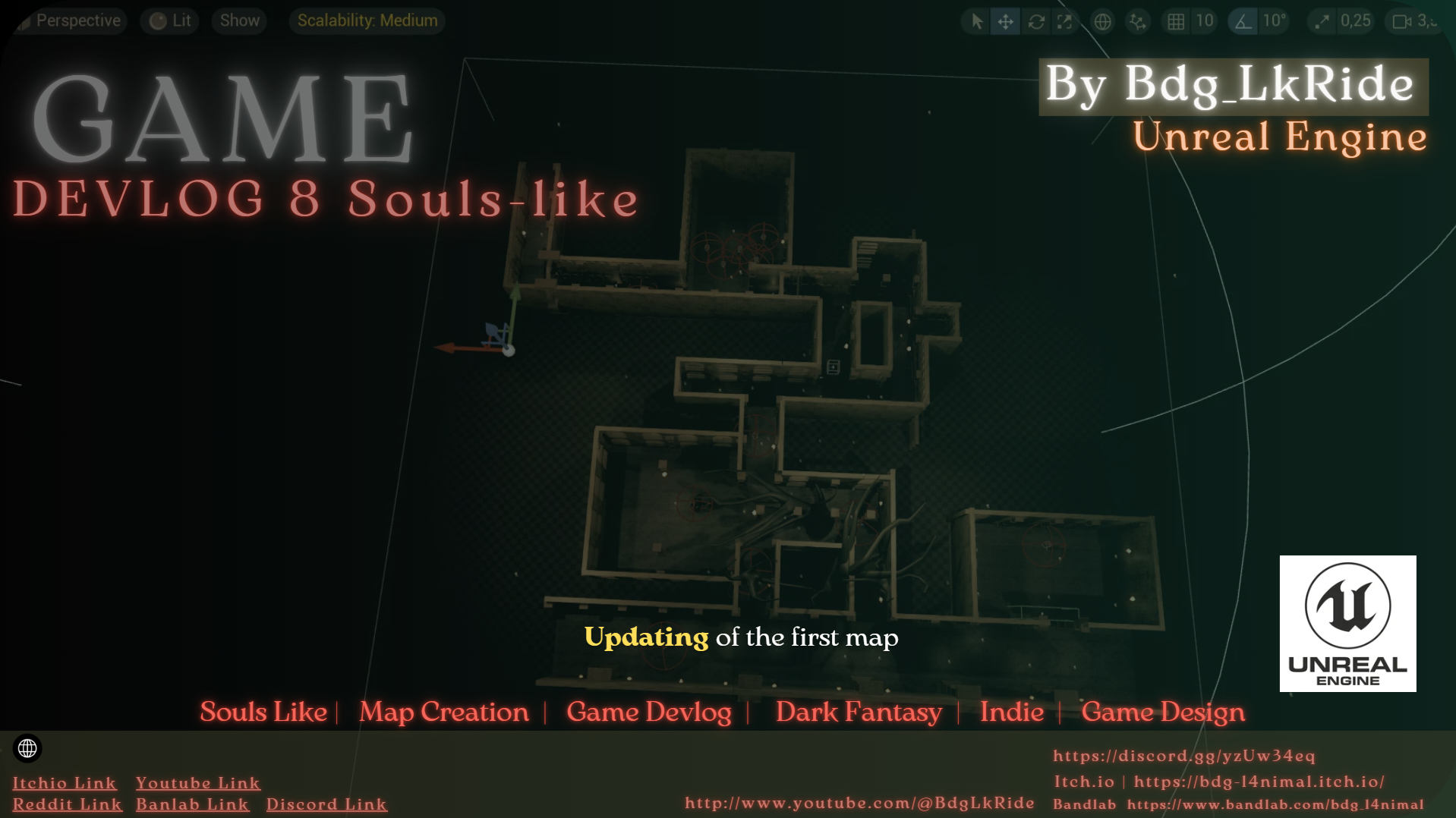 THE BURIAL DESCENT - The First Map : Devlog 4 - ASHEN SANCTUM by Uwk