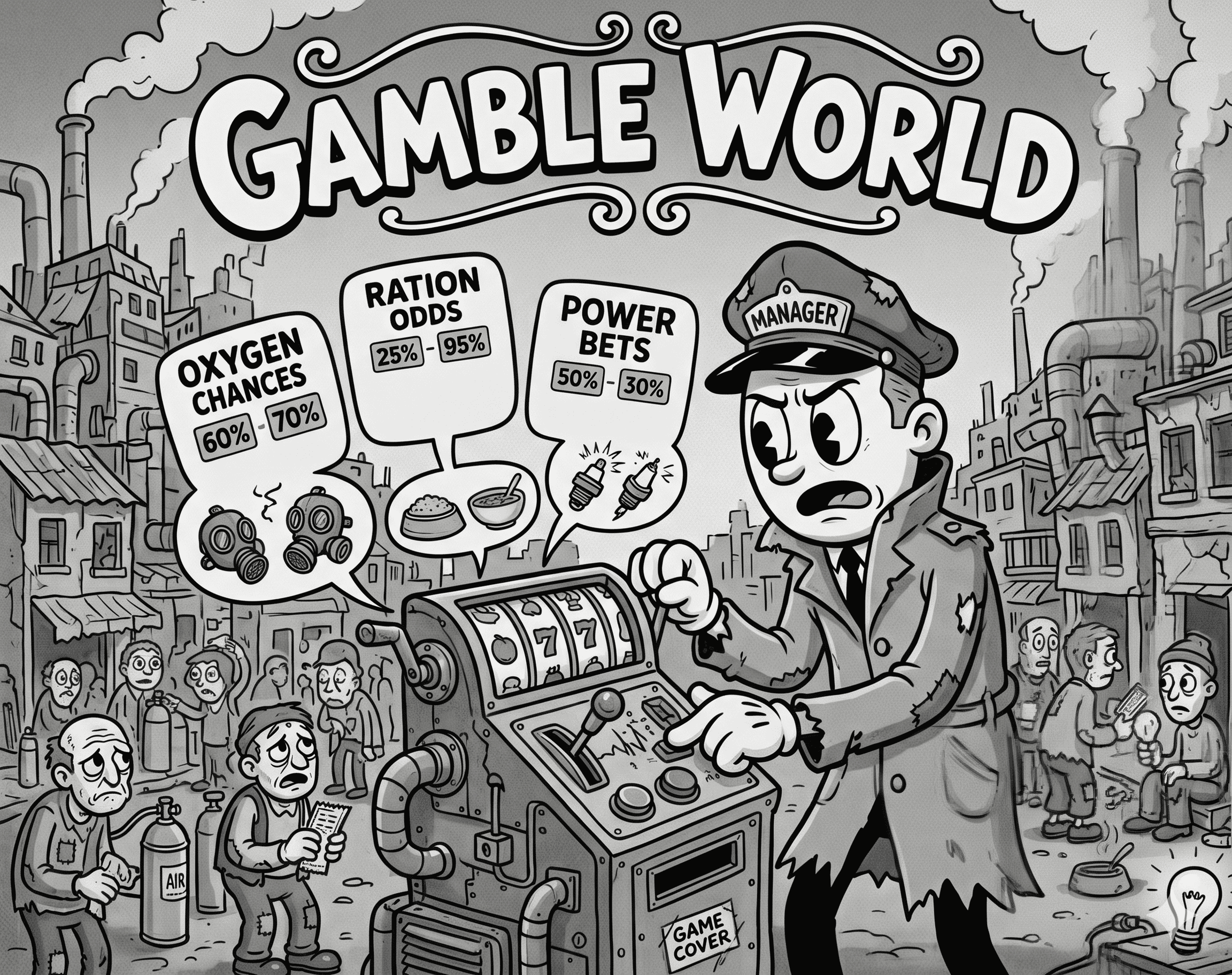 Cover image for Gamble World [Incremental Management Roguelike]