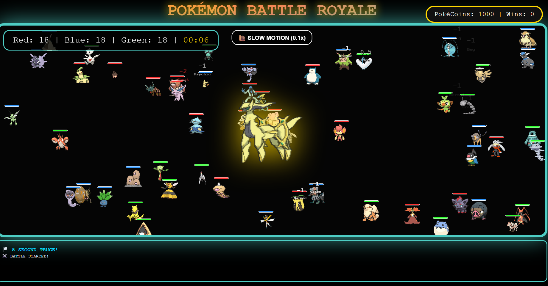 Cover image for Pokémon Battle Royale: Arceus Judgment