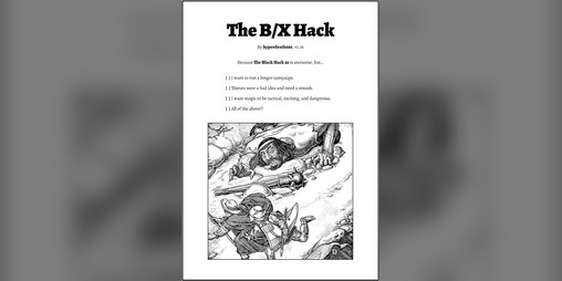 Cover image for The B/X Hack