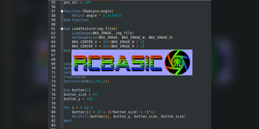Cover image for RCBasic - BASIC Programming Language for Games