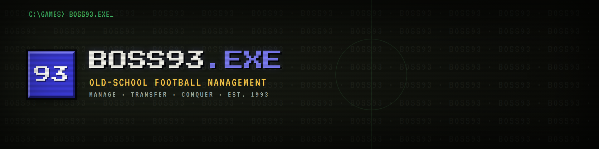 BOSS93: Retro Football Manager