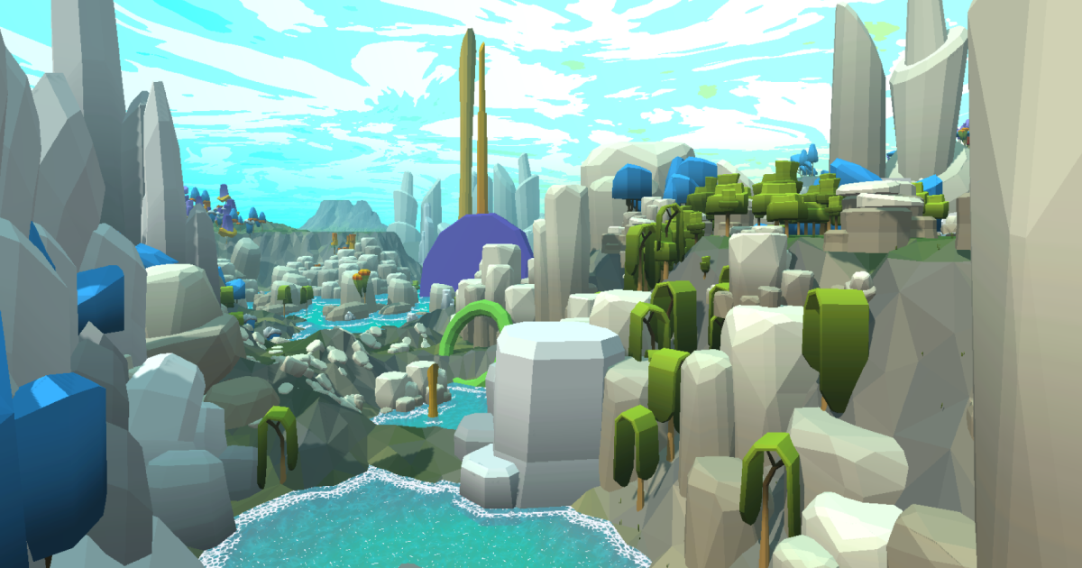 Low Poly Stylized Tiny Forest