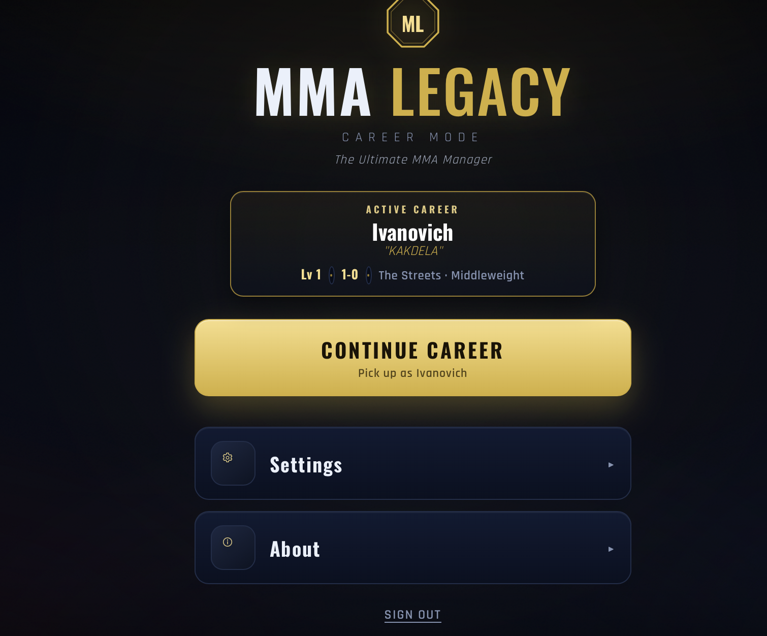 Cover image for MMA-LEGACY