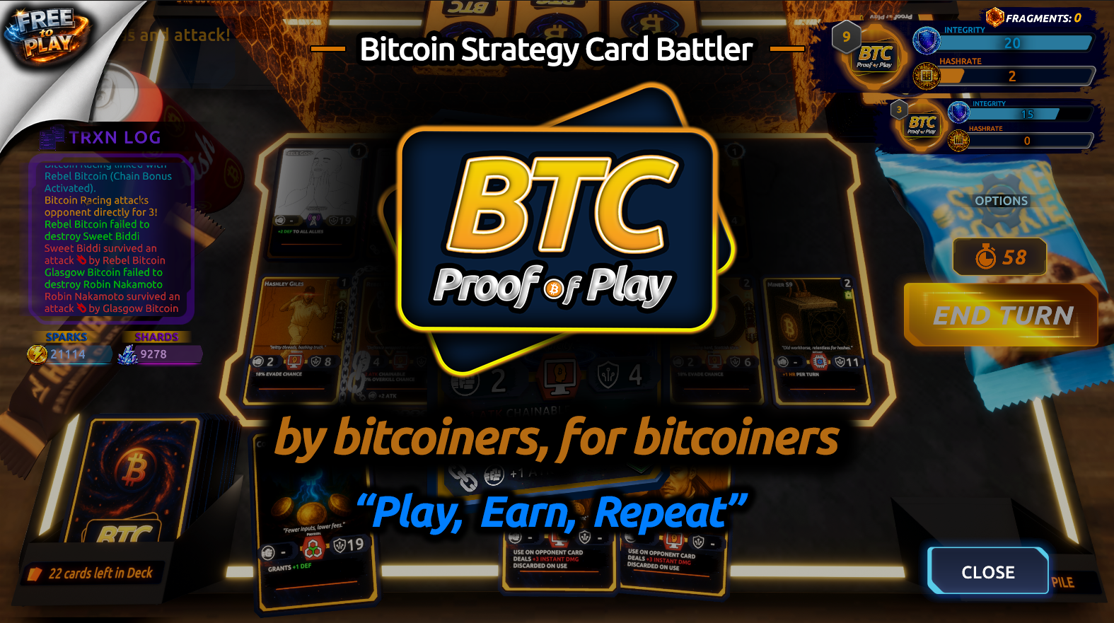 BTC: Proof of Play