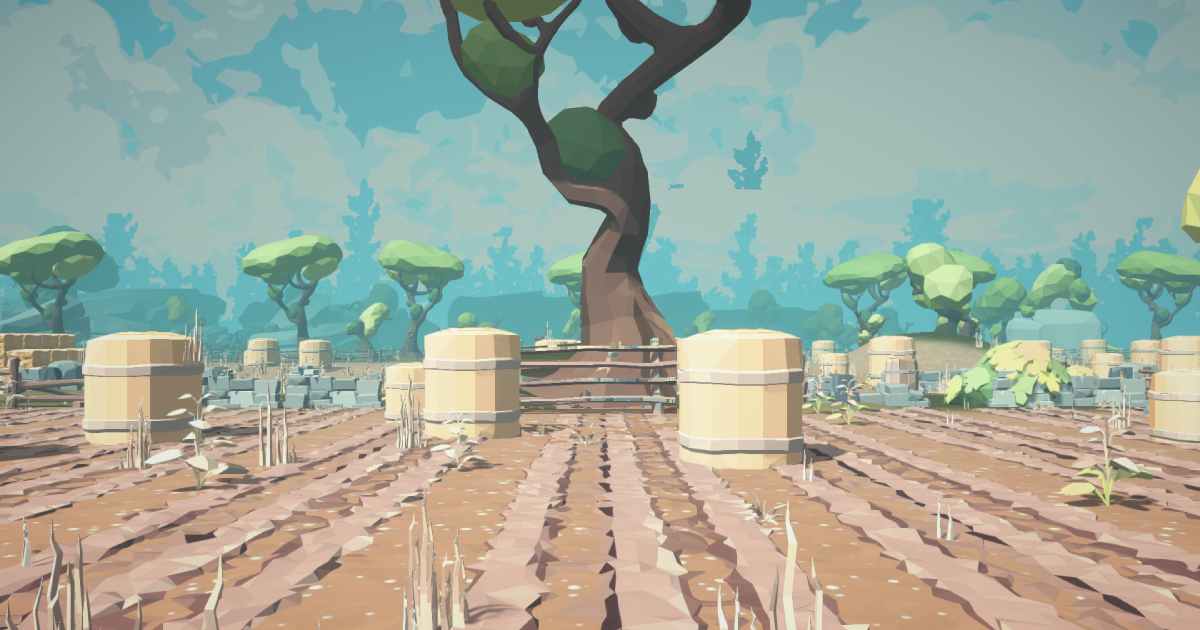 NatureForge: Low Poly Meadow & Farm Kit