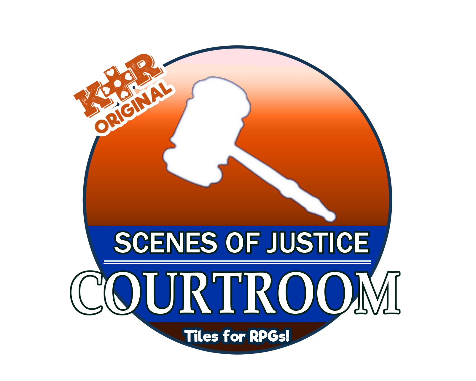 KR Scenes of Justice Courtroom Tileset for RPGs by Kokoro Reflections