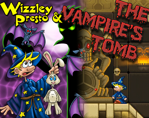 Cover image for Wizzley Presto & The Vampire's Tomb PC