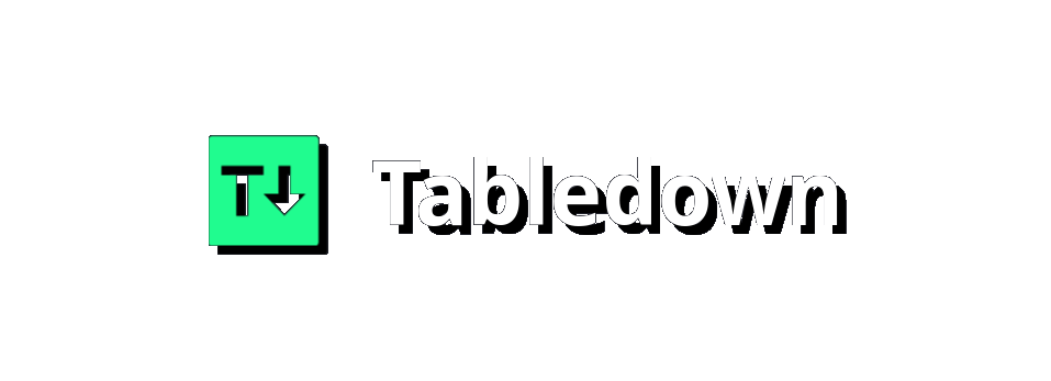 Tabledown