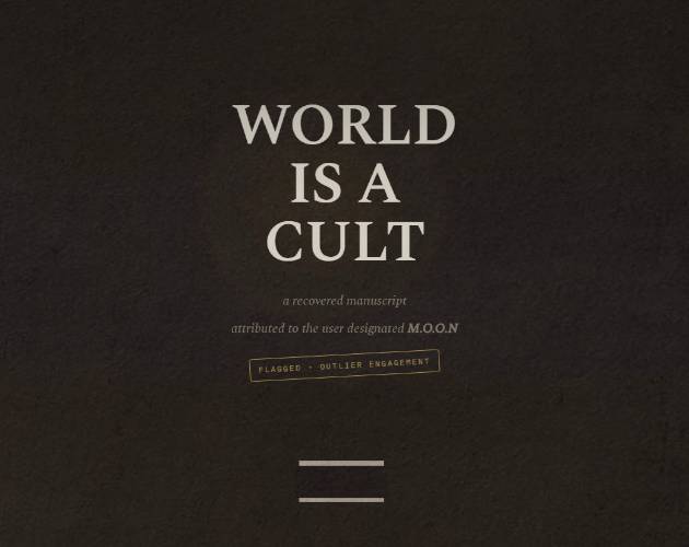 World Is a Cult cover