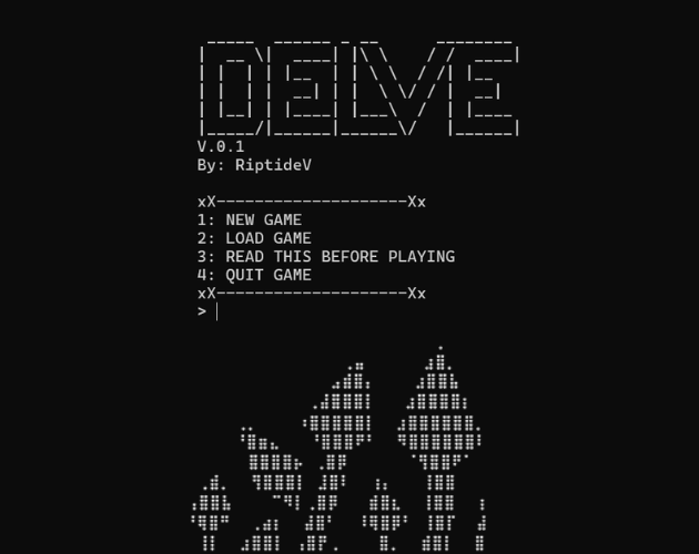 DELVE: A terminal RPG