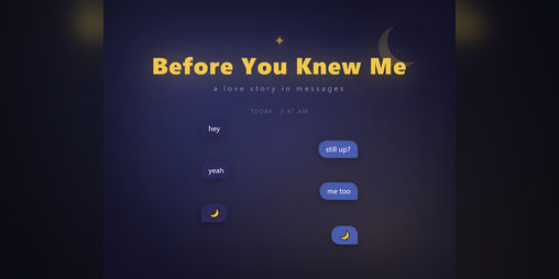 Cover image for Before You Knew Me