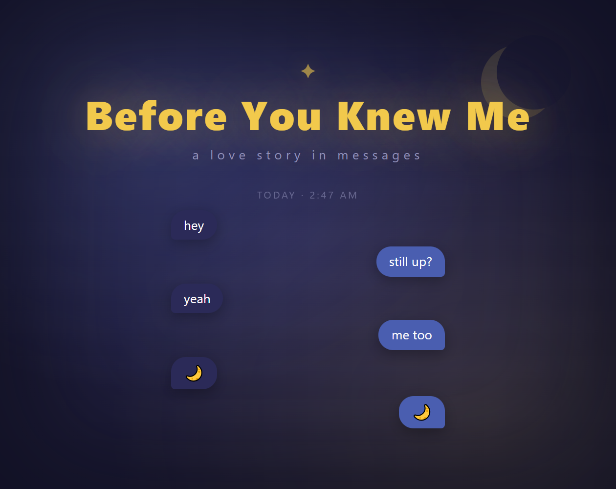 Cover image for Before You Knew Me
