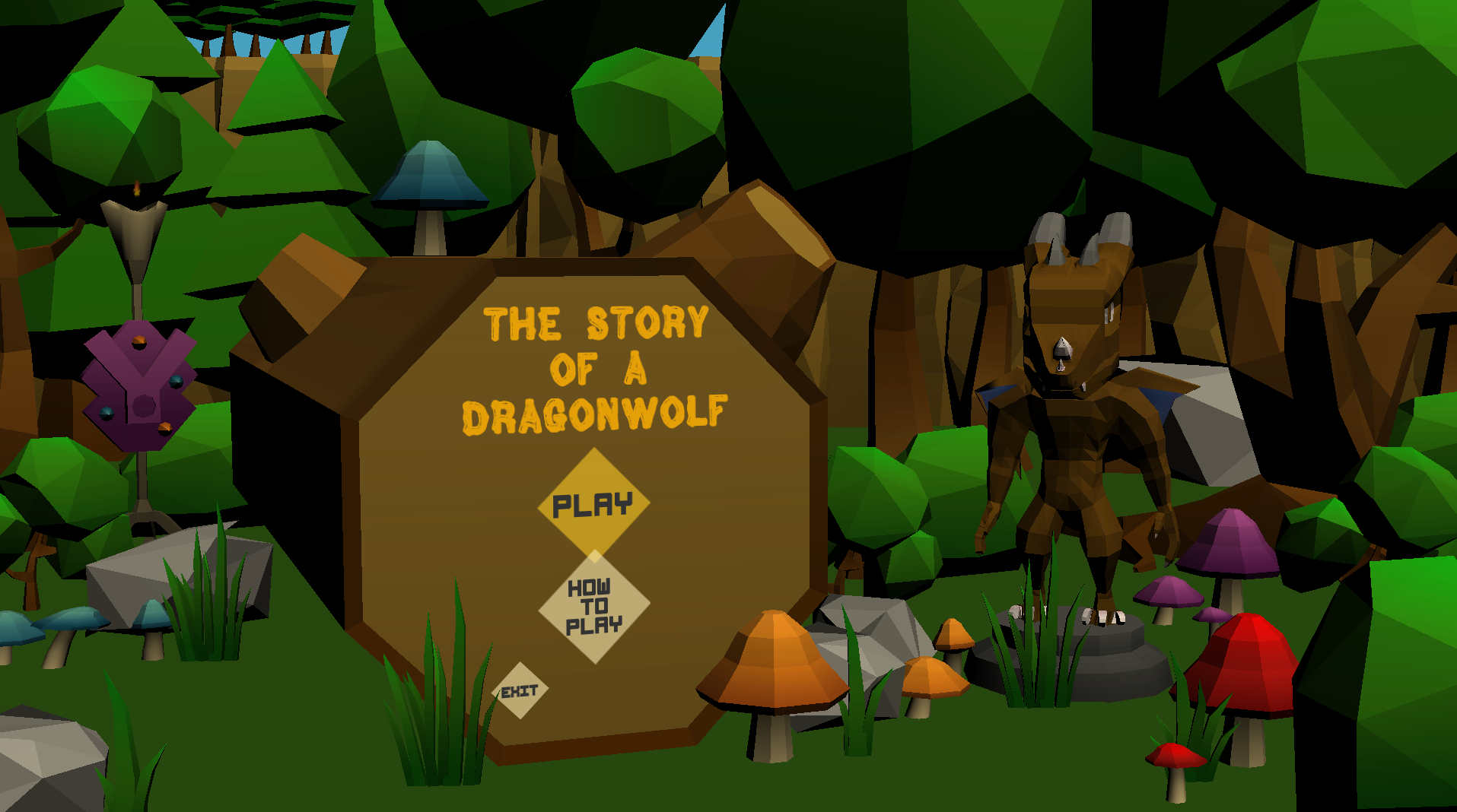 The Story of a DragonWolf