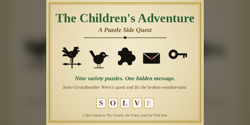 Cover image for The Children’s Adventure: Puzzle Side Quest