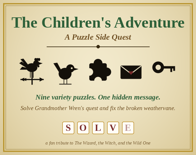 Cover image for The Children’s Adventure: Puzzle Side Quest
