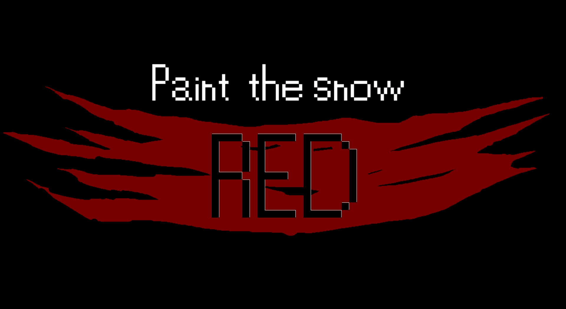 Paint the snow RED