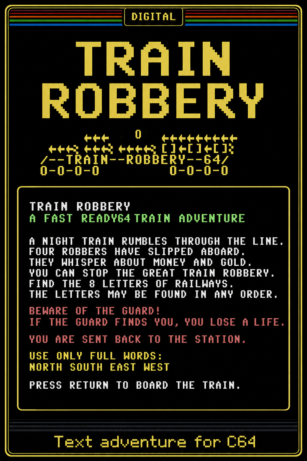 Cover image for TRAIN ROBBERY