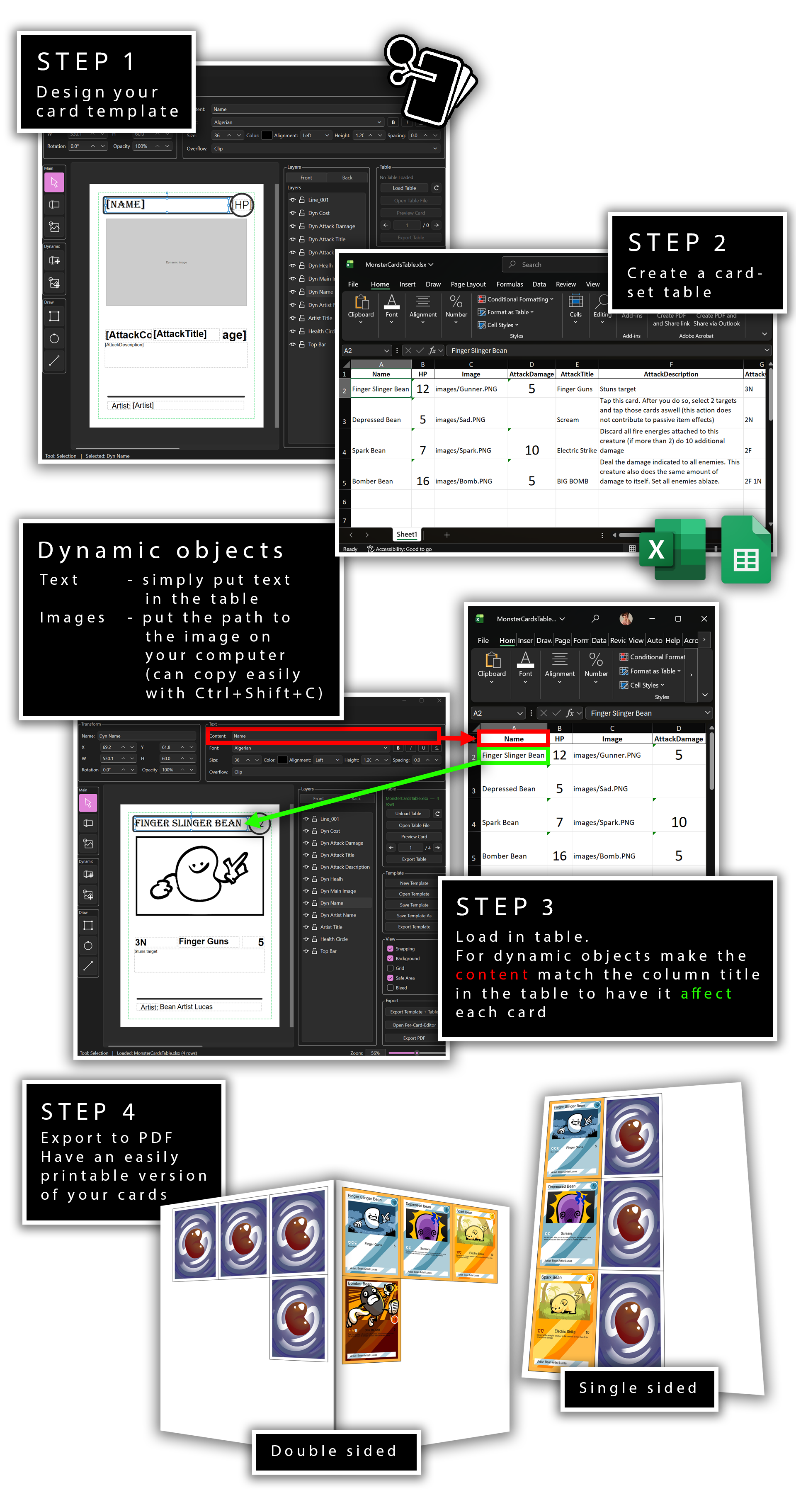 Step to get started!
