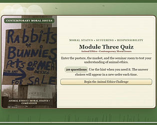 Animal Ethics Quiz [Free] [Educational]