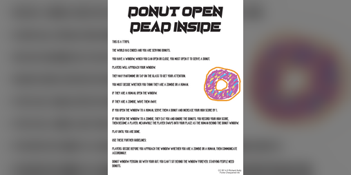 Cover image for Donut Open Dead Inside