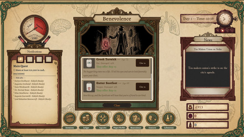 Devlog - Benevolence System - Organomancer by Vanta Chamber Interactive