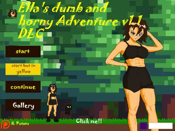 Cover image for Ella's Dumb and Horny Adventure