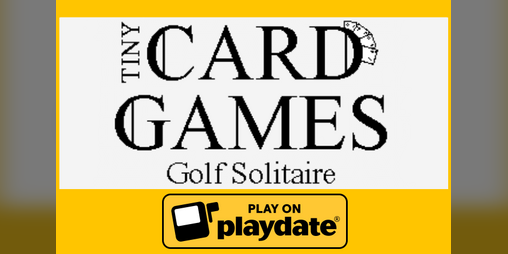 Cover image for Tiny Card Games: Golf Solitaire